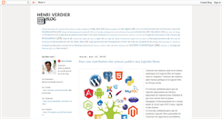 Desktop Screenshot of henriverdier.com